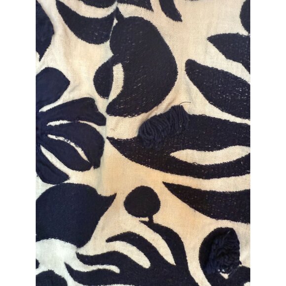 Anthropologie Maeve Liyah Embroidered Linen Blend Peasant Blouse Size 2 - Picture 12 of 13